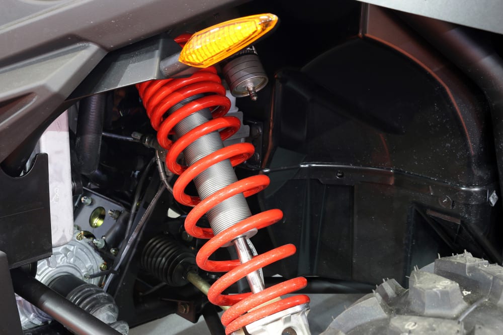 Shock Absorber Closeup — Tyres & Mechanical Repairs in Moss Vale, NSW